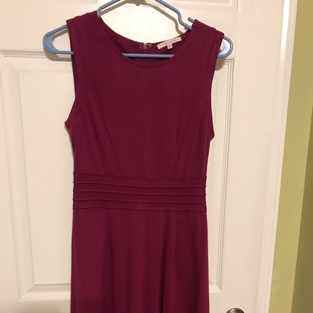 Wine colored dress